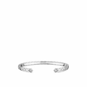 CHANEL COCO CRUSH 18K WHITE GOLD DIAMOND BRACELET