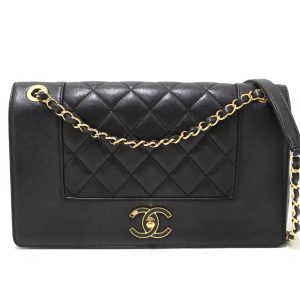CHANEL CALFSKIN LEATHER MADEMOISELLE FLAP BAG