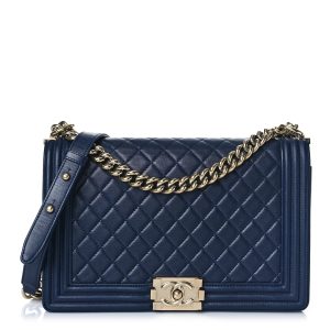 CHANEL QUILTED CALFSKIN NEW MEDIUM BOY FLAP BAG