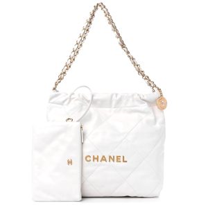 CHANEL CALFSKIN QUILTED SMALL CHANEL 22 HOBO BAG