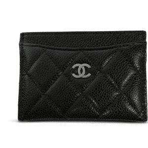 CHANEL CAVIAR QUILTED LAMBSKIN CARD CASE