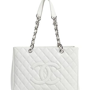 CHANEL CAVIAR QUILTED SHOPPER TOTE BAG