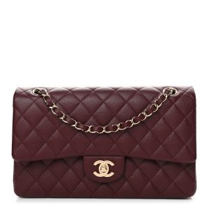 CHANEL CAVIAR QUILTED MEDIUM DOUBLE FLAP BAG