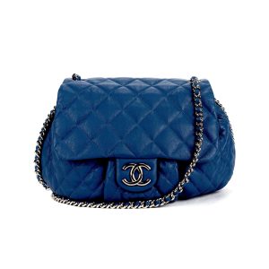 CHANEL CHAIN AROUND QUILTED LAMBSKIN MEDIUM FLAP BAG