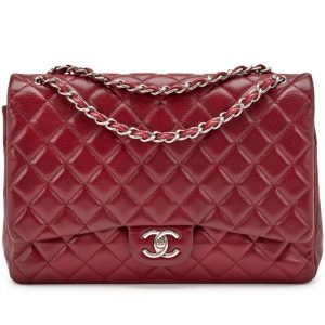 CHANEL CLASSIC CAVIAR QUILTED JUMBO DOUBLE FLAP BAG