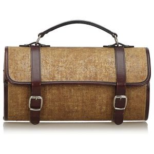 CHANEL CLASSIC TAN MINI BARREL HANDBAG