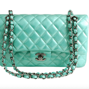 CHANEL MEDIUM CLASSIC FLAP BAG PATENT LEATHER