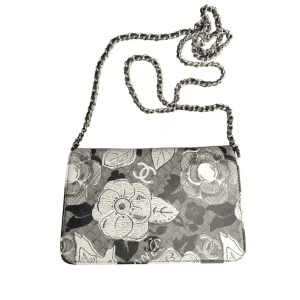 CHANEL LIMITED EDITION FLORAL WALLET ON A CHAIN