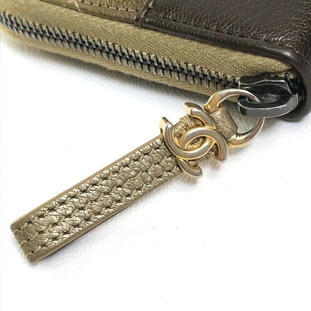 CHANEL GRADATION MATELASSE ZIP AROUND LONG WALLET-HS - Image 4