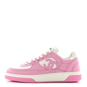 CHANEL INTERLOCKING CC LOGO SNEAKERS