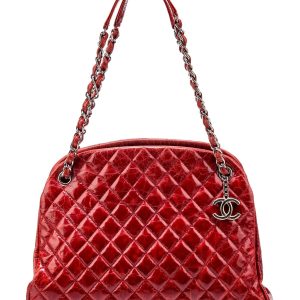 CHANEL CC LARGE QUILTED JUST MADEMOISELLE BOWLING BAG