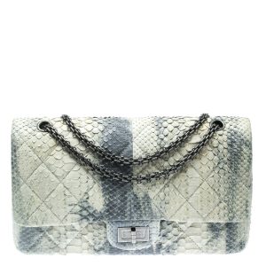 CHANEL PYTHON REISSUE 2.55 JUMBO FLAP BAG