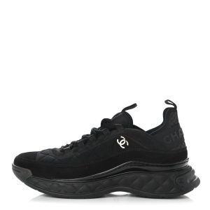 CHANEL CC SUEDE CALFSKIN MIXED MEDIA SNEAKERS