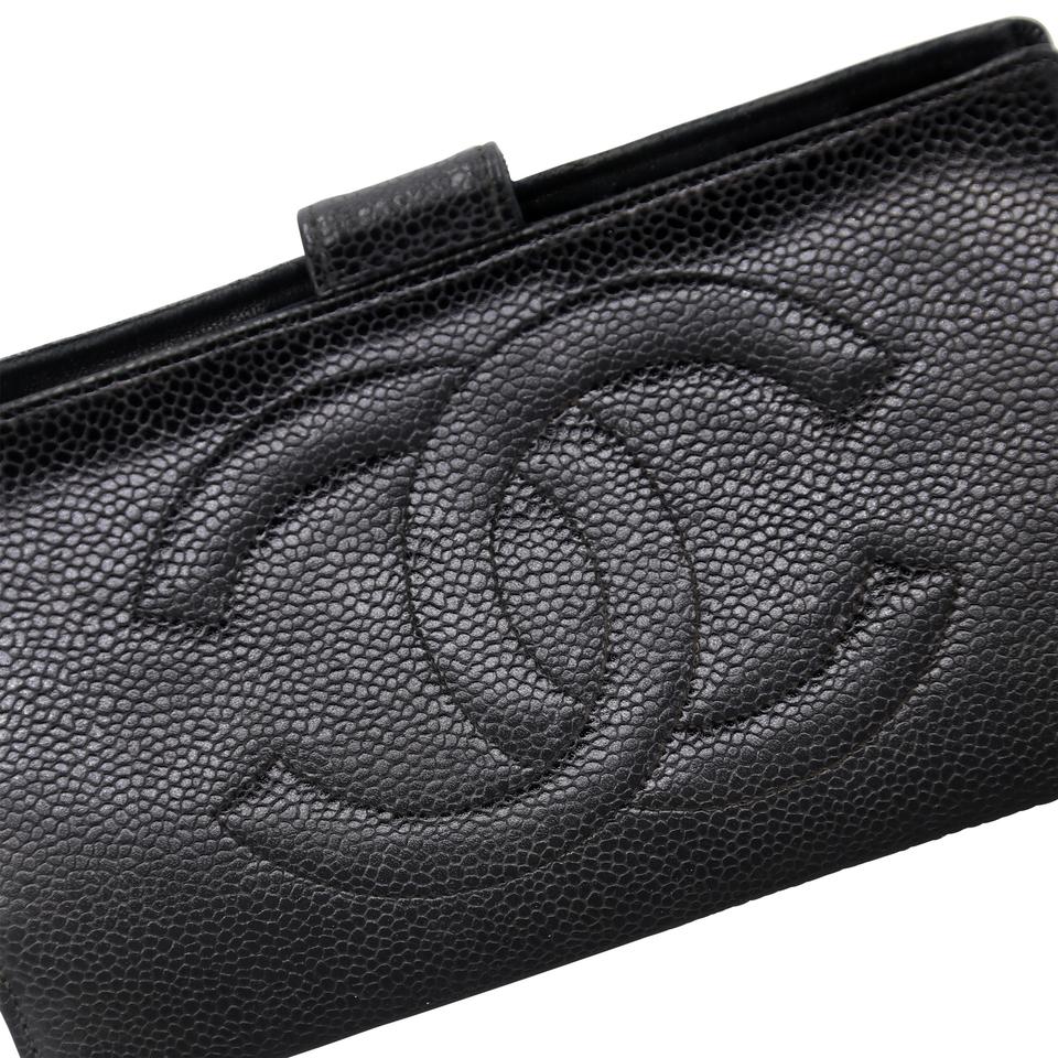 CHANEL CC CAVIAR LAMBSKIN TIMELESS FRENCH WALLET - Image 2