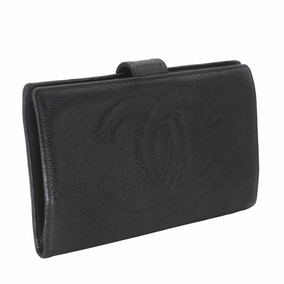 CHANEL CC CAVIAR LAMBSKIN TIMELESS FRENCH WALLET - Image 3