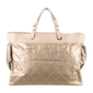 CHANEL PARIS BIARRITZ QUILTED XL TOTE BAG