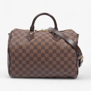 Louis Vuitton Speedy BandouliÃ¨re  30 Damier Ebene Coated Canvas