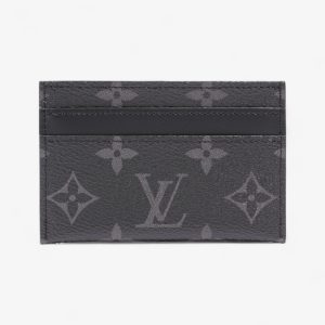 Louis Vuitton Porte Cartes Double Monogram Eclipse Canvas