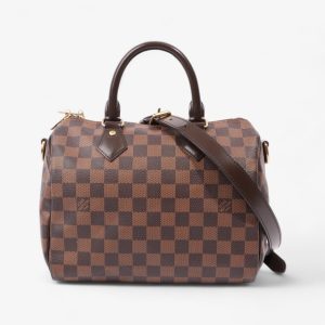 Louis Vuitton Speedy BandouliÃ¨re 25 Damier Ebene Coated Canvas