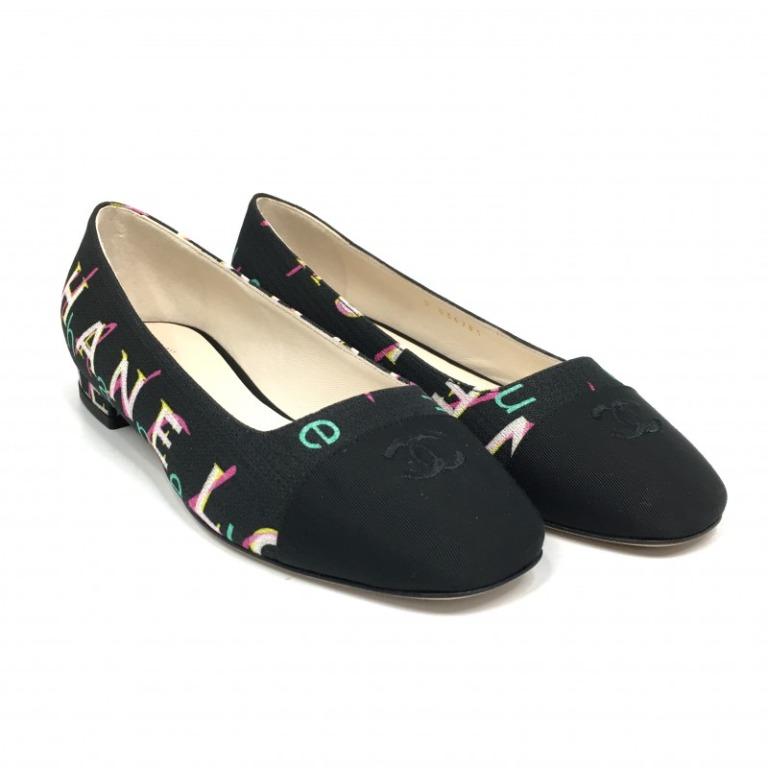CHANEL CC COCO MARK PRINT BALLET FLATS - Image 2
