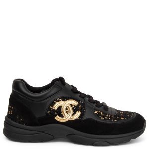 CHANEL CC LOGO SNEAKERS