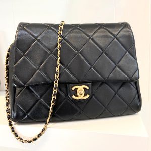 CHANEL QUILTED LAMBSKIN FLAP BAG