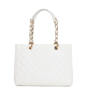 CHANEL CAVIAR QUILTED GRAND SHOPPING GST TOTE BAG