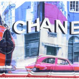 CHANEL Cuba Collection Limited Edition Silk Shawl