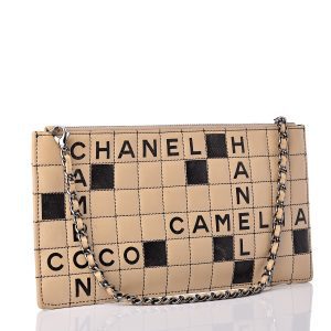 Chanel Crossword Pochette