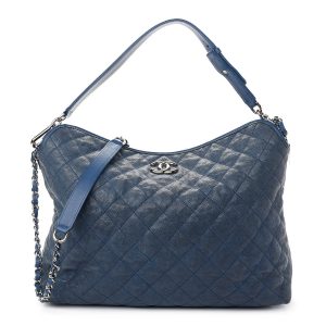 CHANEL CAVIAR QUILTED FRENCH RIVIERA HOBO BAG-HS