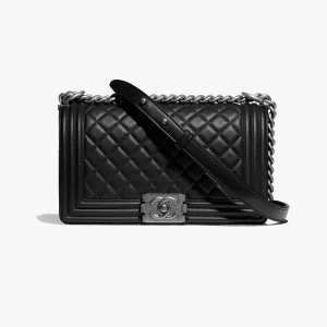 CHANEL MEDIUM CAVIAR QUILTED BOY BAG