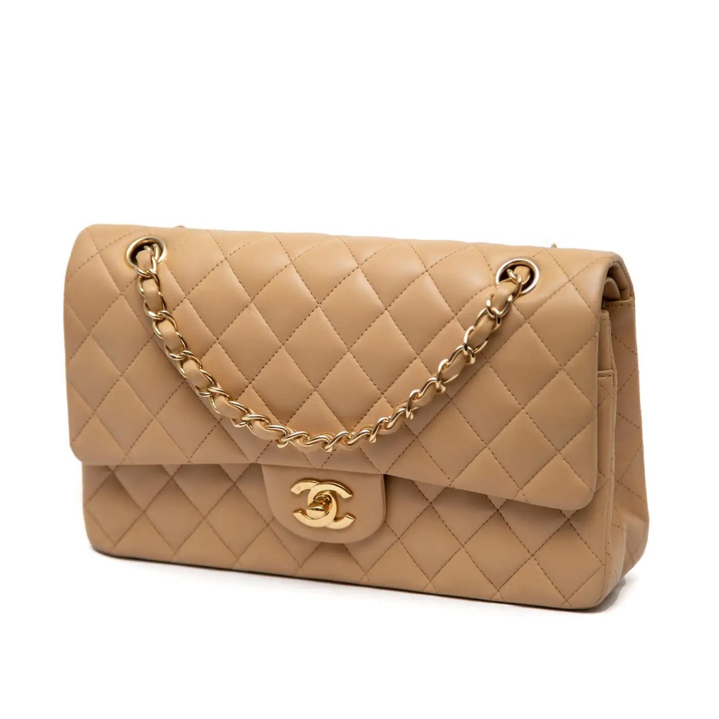 CHANEL QUILTED CALFSKIN CLASSIC DOUBLE FLAP MEDIUM SHOULDER BAG - Image 3