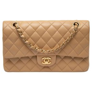 CHANEL QUILTED CALFSKIN CLASSIC DOUBLE FLAP MEDIUM SHOULDER BAG