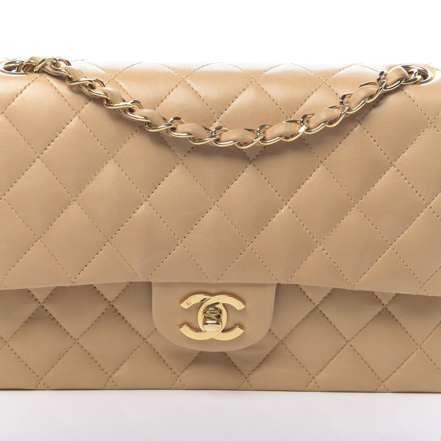 CHANEL QUILTED CALFSKIN CLASSIC DOUBLE FLAP MEDIUM SHOULDER BAG - Image 2