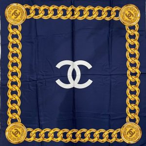 CHANEL PARIS 31 RUE CAMBON CC SILK SCARF