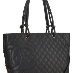 CHANEL QUILTED CALFSKIN CAMBON TOTE BAG