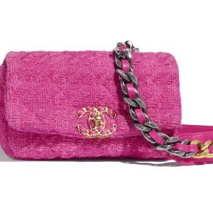 CHANEL 19 QUILTED TWEED BELT BAG