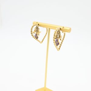 Louis Vuitton Sweet Monogram In My Heart Hoop Earrings