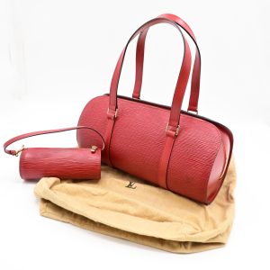 Louis Vuitton Soufflot in Red Epi Leather
