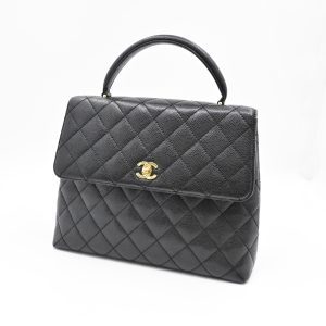 Chanel Kelly in Black Caviar Leather