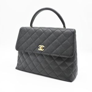 Chanel Kelly in Black Caviar Leather