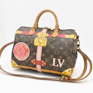 Louis Vuitton Speedy 30 Bandouliere in Summer Trunks Monogram