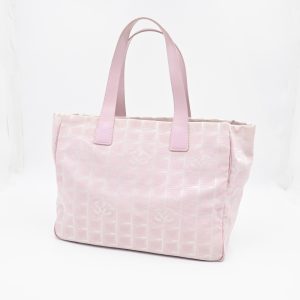 Chanel New Travel Line Tote in Pink Canvas