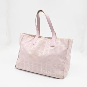 Chanel New Travel Line Tote in Pink Canvas