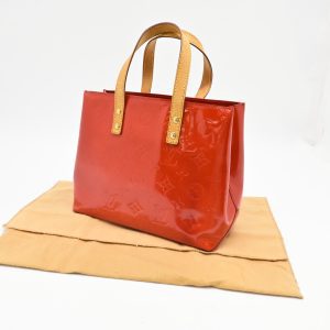 Louis Vuitton Reade PM in Rouge Grenadine Vernis Leather