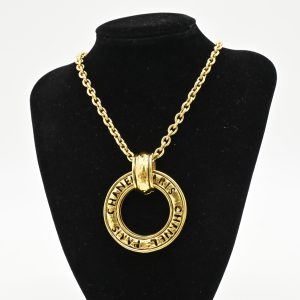 Chanel Large Ring Medallion Necklace