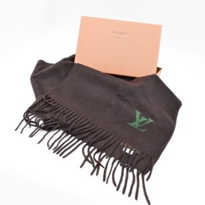 Louis Vuitton Scarf in Brown Cashmere