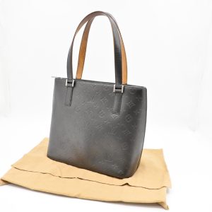 Louis Vuitton Stockton in Gray Mat Canvas