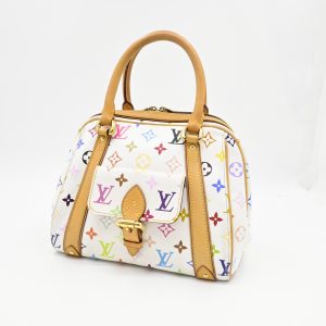Louis Vuitton Priscilla in White Multicolor Canvas