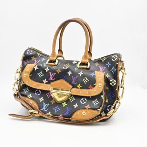 Louis Vuitton Rita in Black Multicolor Monogram Canvas